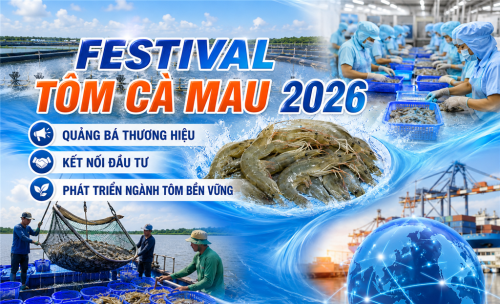 Festival Tôm Cà Mau lần thứ II sẽ diễn ra vào cuối tháng 11/2026