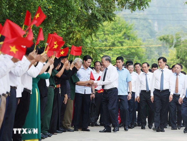Tổng Bí thư Tô Lâm dự Ngày hội toàn dân bảo vệ an ninh Tổ quốc tại Tuyên Quang 1