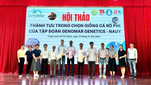 Hội thảo "Thành tựu trong chọn giống cá rô phi của tập đoàn Genomar Genetics - Nauy"