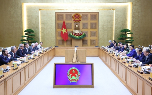 Phó Thủ tướng Trần Hồng Hà làm việc với Đoàn thanh tra IUU của EC