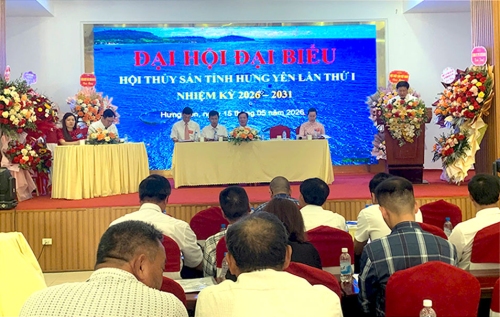 Hội Thủy sản tỉnh Hưng Yên tổ chức Đại hội đại biểu lần thứ I, nhiệm kỳ 2026-2031