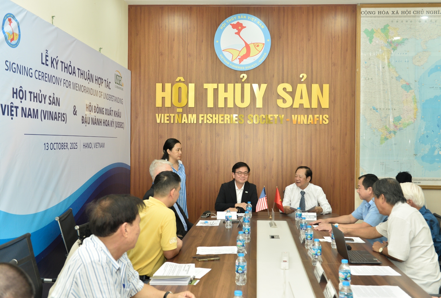 Hợp tác giữa Hội Thuỷ sản Việt Nam (VinaFIS) và Hiệp hội Xuất khẩu đậu nành Hoa Kỳ (USSEC) ảnh 1