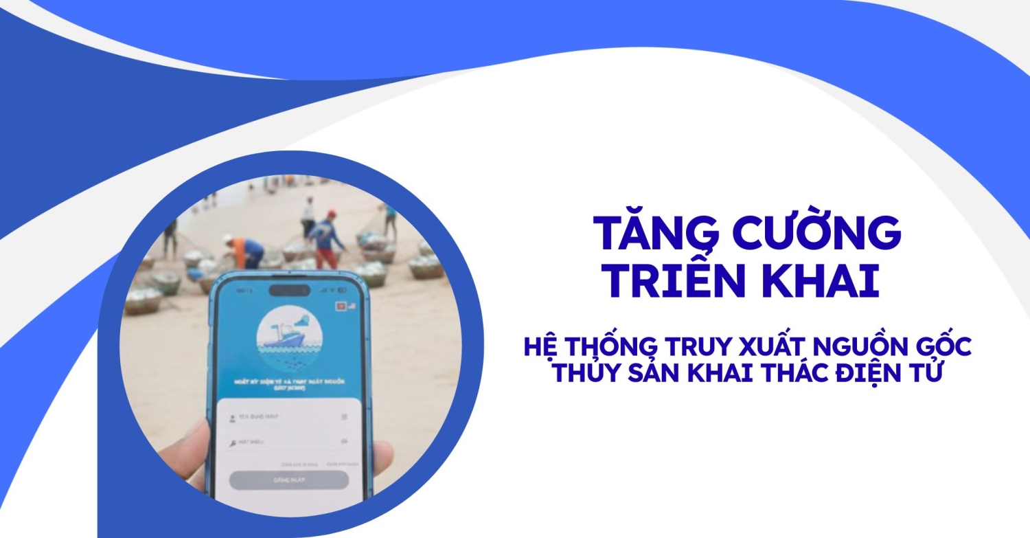 Tăng cường triển khai hệ thống truy xuất nguồn gốc thủy sản khai thác điện tử