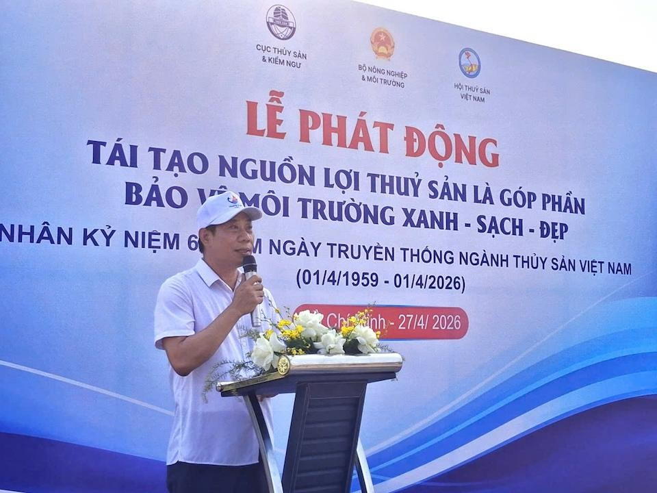 Lễ phát động thả cá giống chính thức khởi động chuỗi sự kiện VinaFIS Expo 2026 ảnh 1
